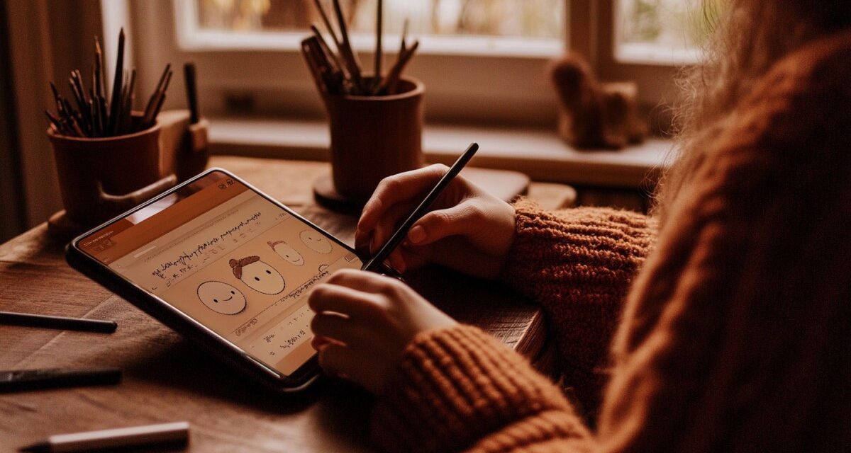 Dessin émojis tablette