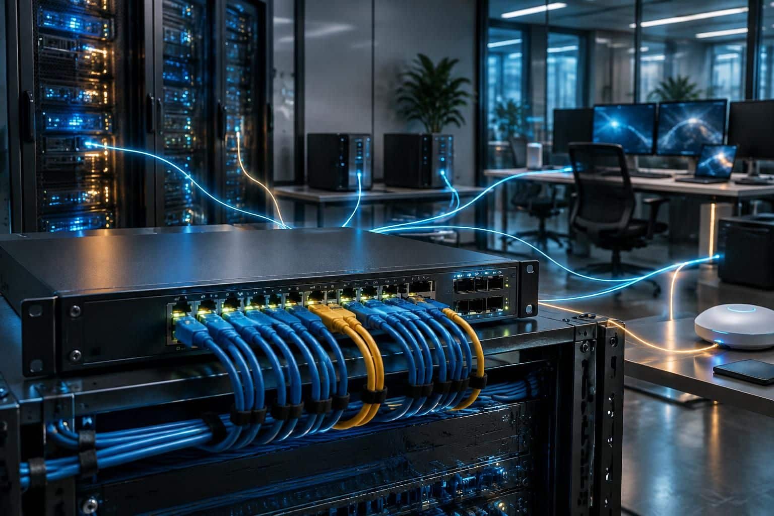 découvrez comment l’intégration d’un switch ethernet optimise la répartition du trafic local et améliore les performances de votre réseau.