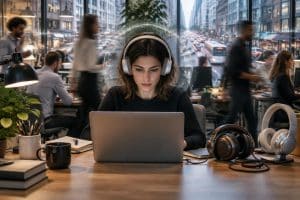 découvrez comment les casques à réduction de bruit favorisent la concentration en milieu bruyant et illustrent l’évolution des usages high-tech.